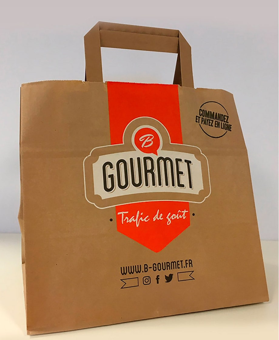 Sac kraft personnalisé pour professionnel